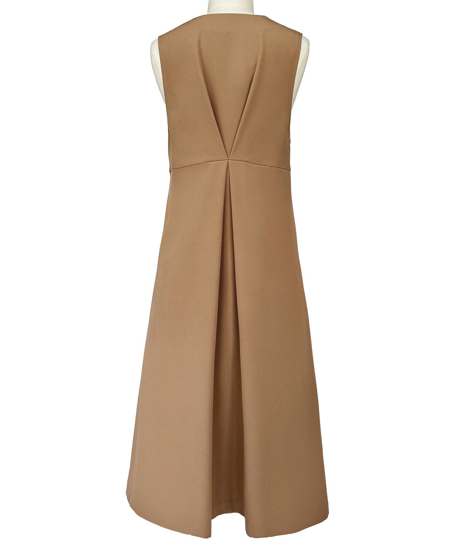 ルイルエブティック RUIRUE BOUTIQUE 【着脱楽々♪フロントファスナーシリーズ】パールモチーフ 2wayジレワンピース