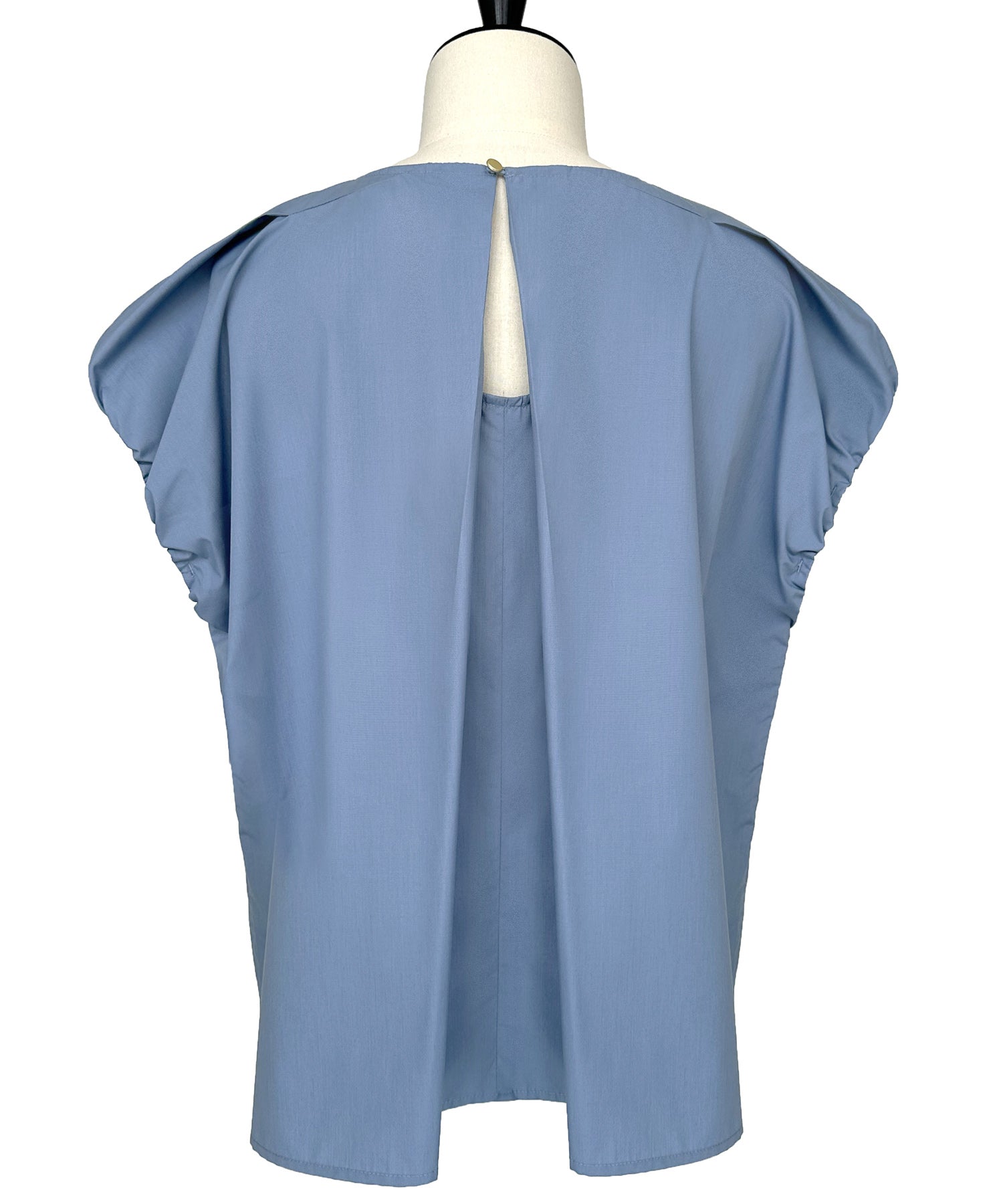 ルイルエブティック RUIRUE BOUTIQUE ショルダータック・フレンチスリーブブラウス （ペールイエロー） ペールイエロー