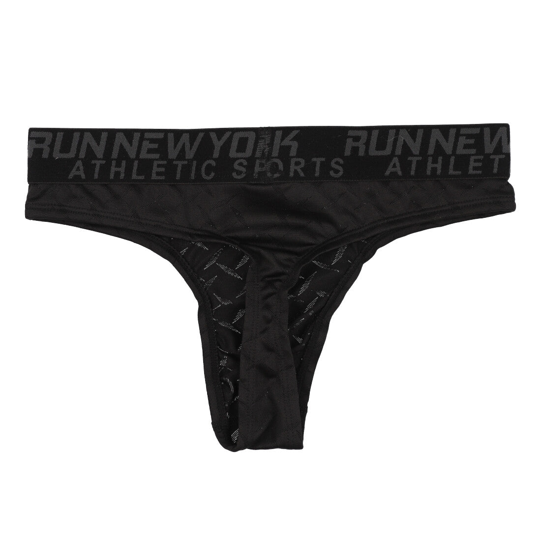 ランニューヨーク RUN NEW YORK Tバックジャガードメッシュ 【返品不可商品】 （ブラック） ブラック