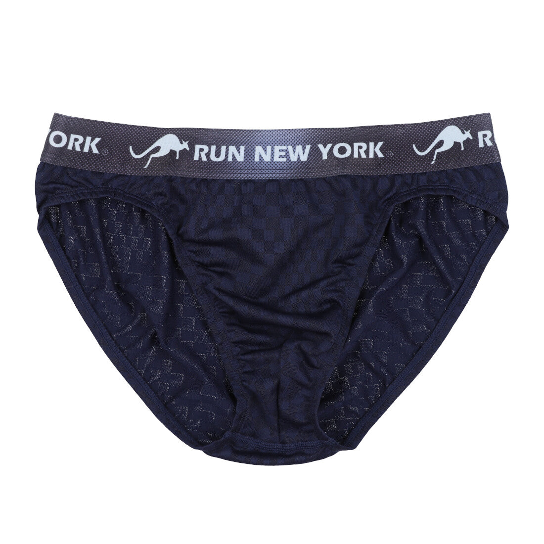 ランニューヨーク RUN NEW YORK ミニビキニブリーフジャガードメッシュ 【返品不可商品】 （ネイビー） ネイビー