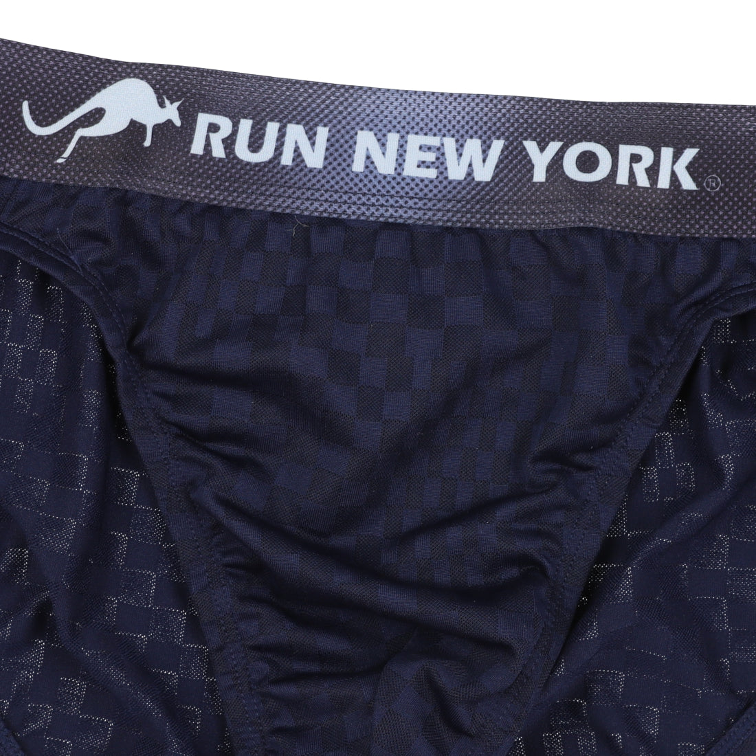 ランニューヨーク RUN NEW YORK ミニビキニブリーフジャガードメッシュ 【返品不可商品】 （ネイビー） ネイビー
