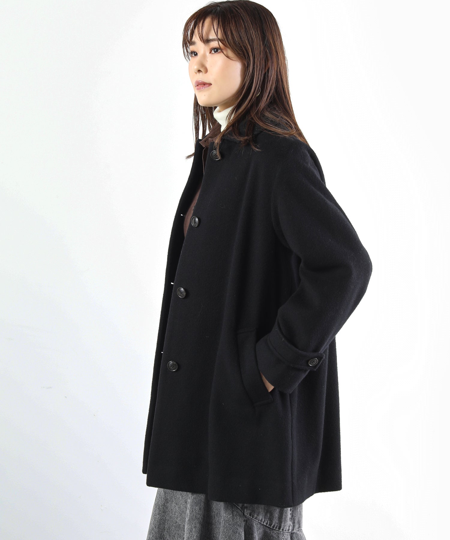 ピッコラドンナ Piccola Donna 尾州 ミドルコート