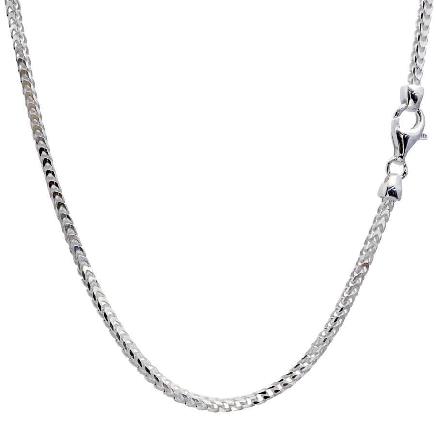 シアーズ Sears フランコ チェーン ネックレス シルバー sv 925 幅 2.6mm 長さ 50cm （シルバー） シルバー