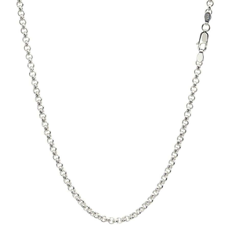 シアーズ Sears ロール チェーン ネックレス シルバー sv 925 幅 3.3mm 60cm （シルバー） シルバー