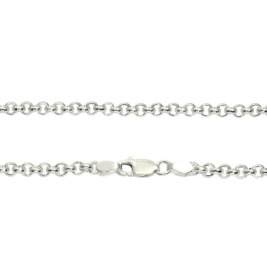 シアーズ Sears ロール チェーン ネックレス シルバー sv 925 幅 3.3mm 60cm （シルバー） シルバー