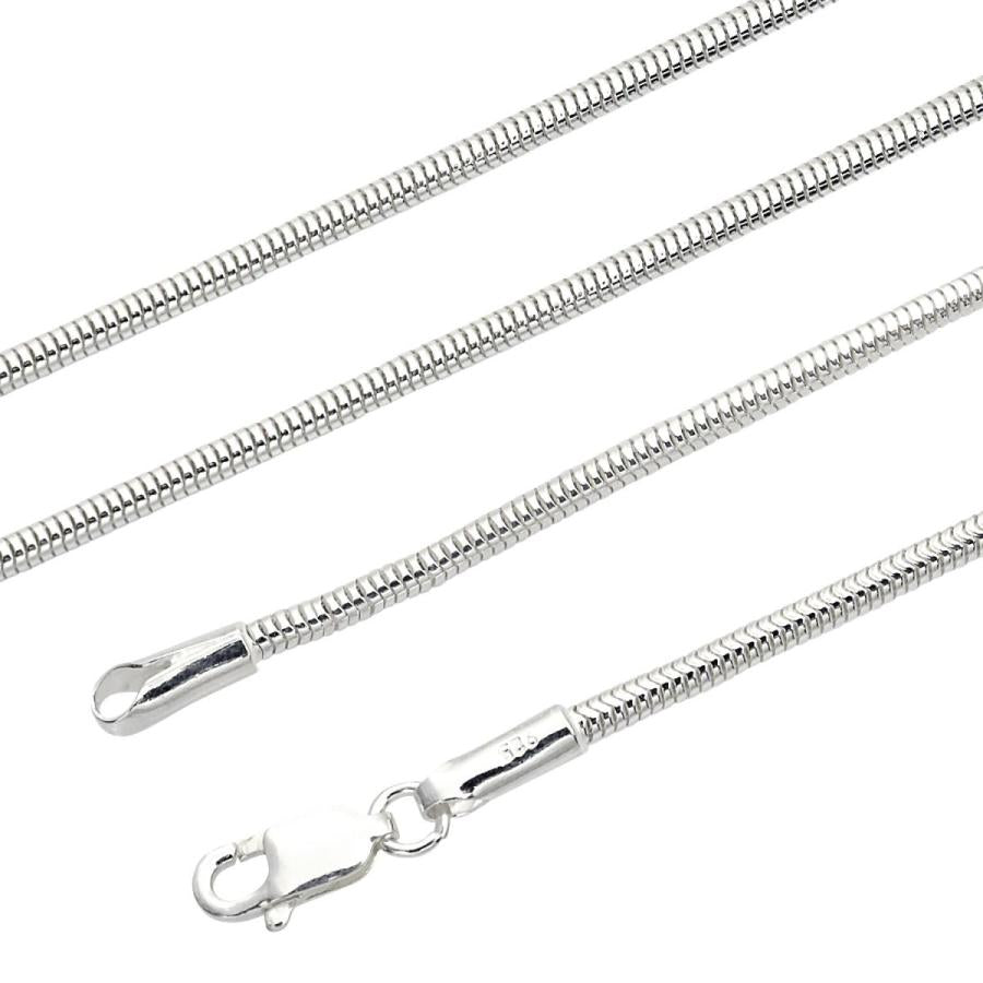 シアーズ Sears スネーク チェーン ネックレス シルバー sv 925 幅 2.0mm 50cm （シルバー） シルバー