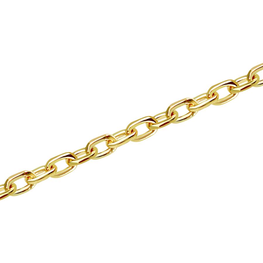 シアーズ Sears 18金 ゴールドチェーン ネックレス あずき 軽量 約1.2mm 約 1.1g 50cm （イエローゴールド） イエローゴールド