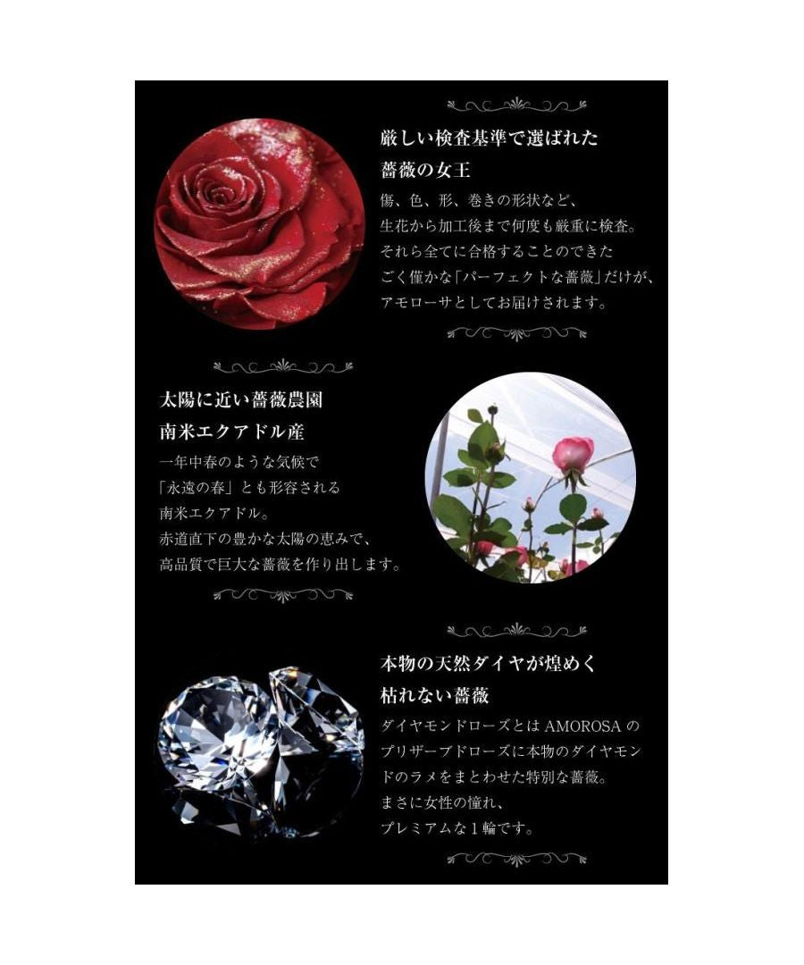 シアーズ Sears シアーズ Sears ジュエリーケース プリザーブドフラワー 薔薇 ダイヤモンドローズ