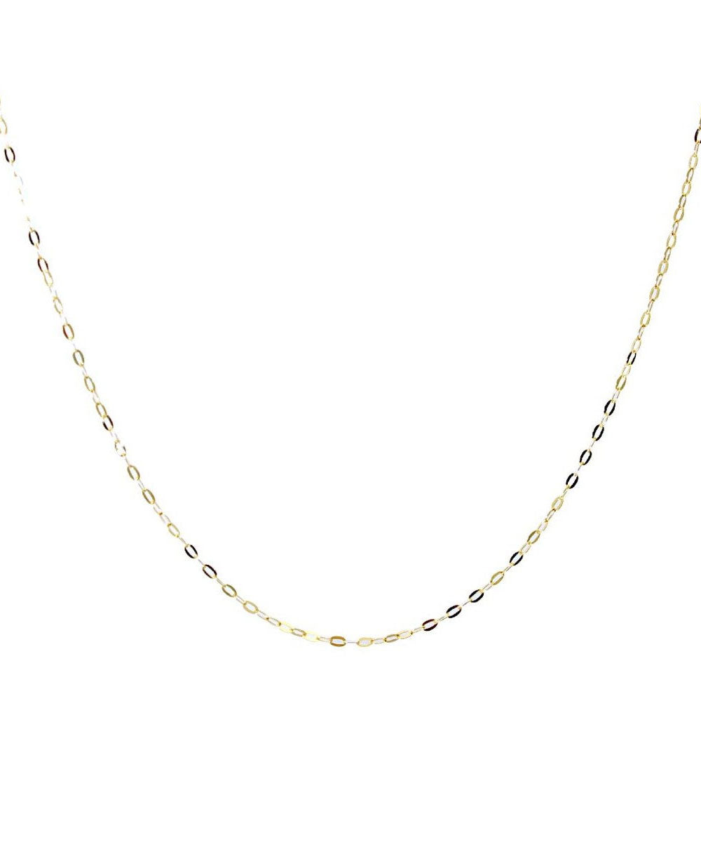 シアーズ Sears シアーズ ネックレス チェーン K18 18金 ゴールドチェーン フラット あずきチェーン （ゴールド） ゴールド