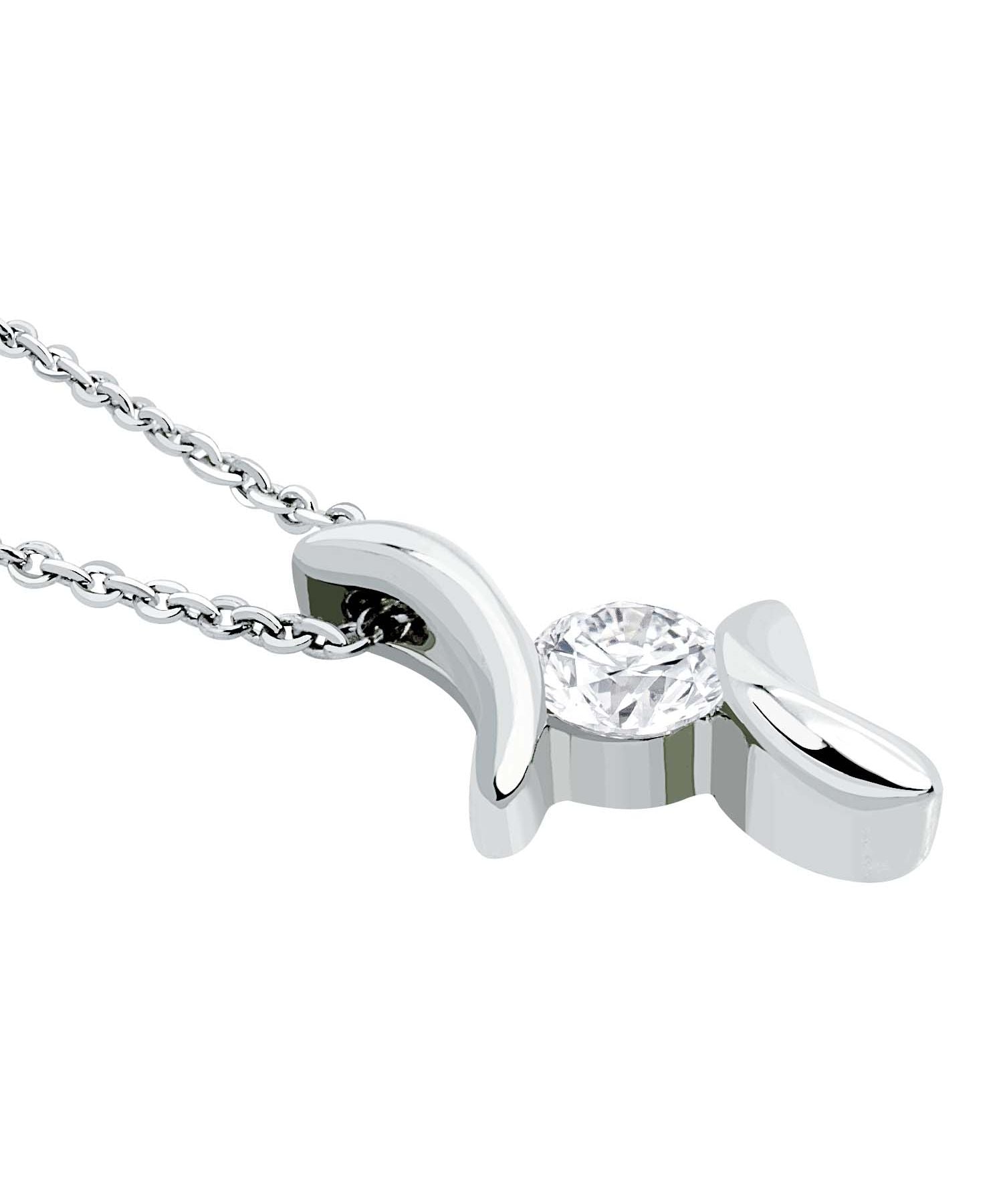 シアーズ Sears シアーズ ネックレス レディース テディベア キュービックジルコニア CZ 1粒 ドロップ sp2361ーtdtー01 誕生日 プレゼント レディース プレゼン （シルバー） シルバー