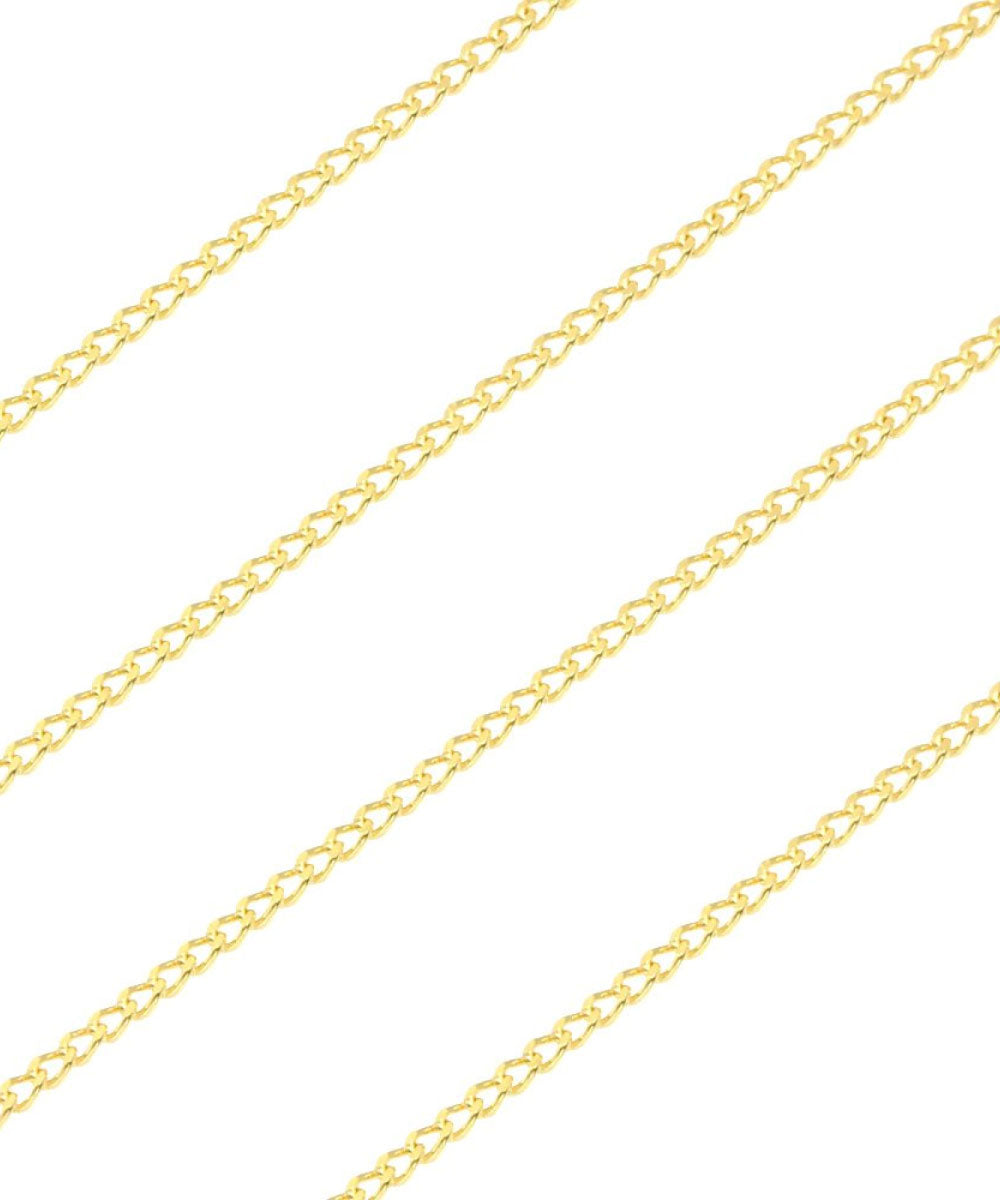 シアーズ Sears シアーズ 18金ネックレス チェーン K18 2面ダイヤカット 喜平チェーン 幅 0.65mm 長さ 40cm （ゴールド） ゴールド