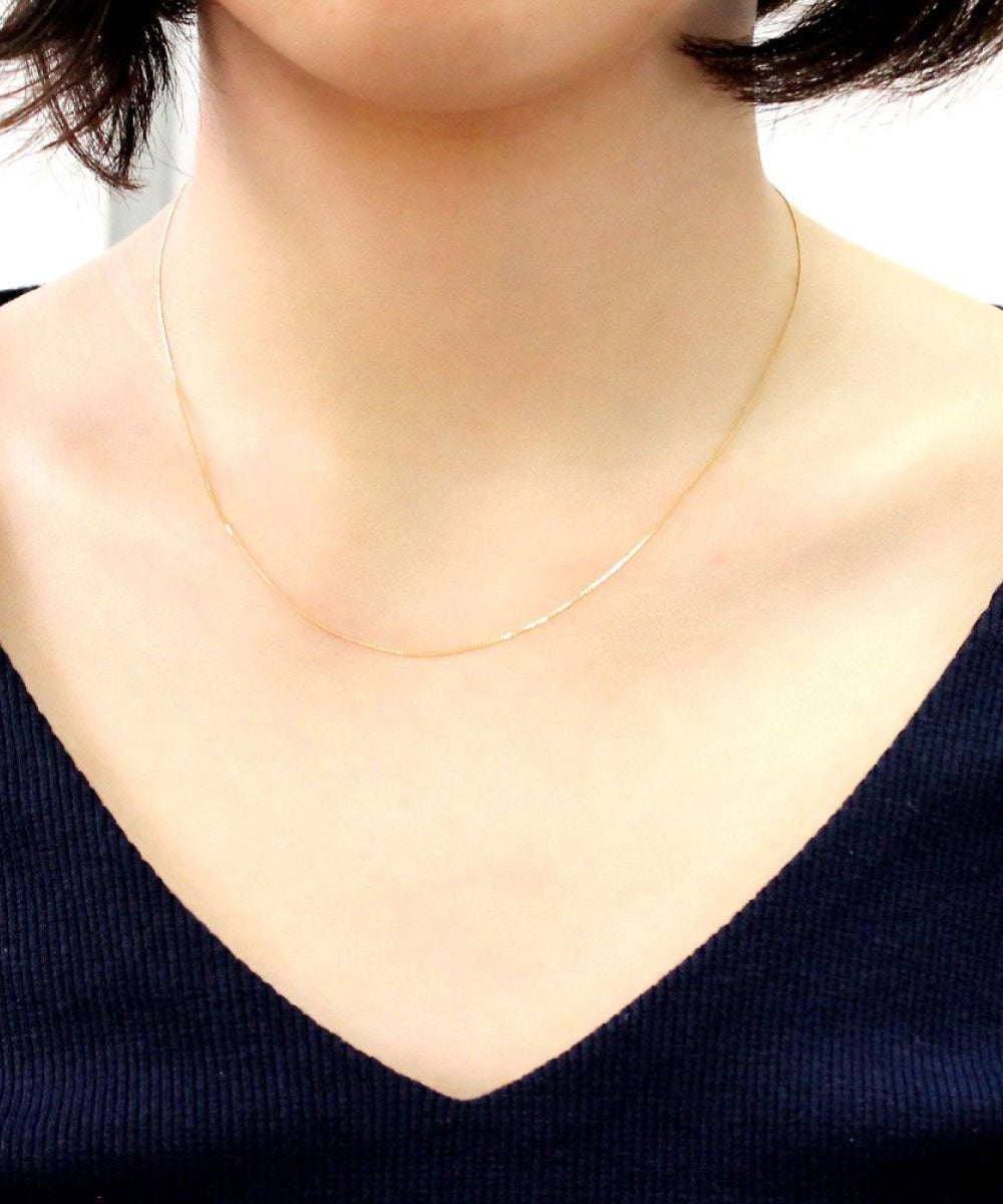 シアーズ Sears シアーズ 18金ネックレス チェーン K18 2面ダイヤカット 喜平チェーン 幅 0.65mm 長さ 40cm （ゴールド） ゴールド