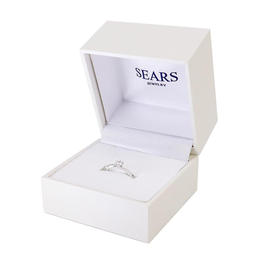 シアーズ Sears プロポーズリング シルバー リング 指輪 一粒 キュービックジルコニア テディベア Sears (シアーズ) （ホワイト） ホワイト