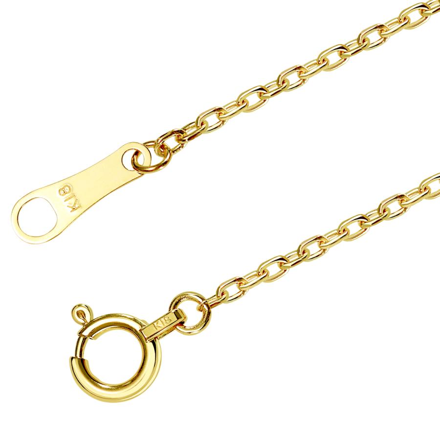 シアーズ Sears 18金 ゴールドチェーン ネックレス あずき 軽量 約1.2mm 0.9g 40cm （イエローゴールド） イエローゴールド