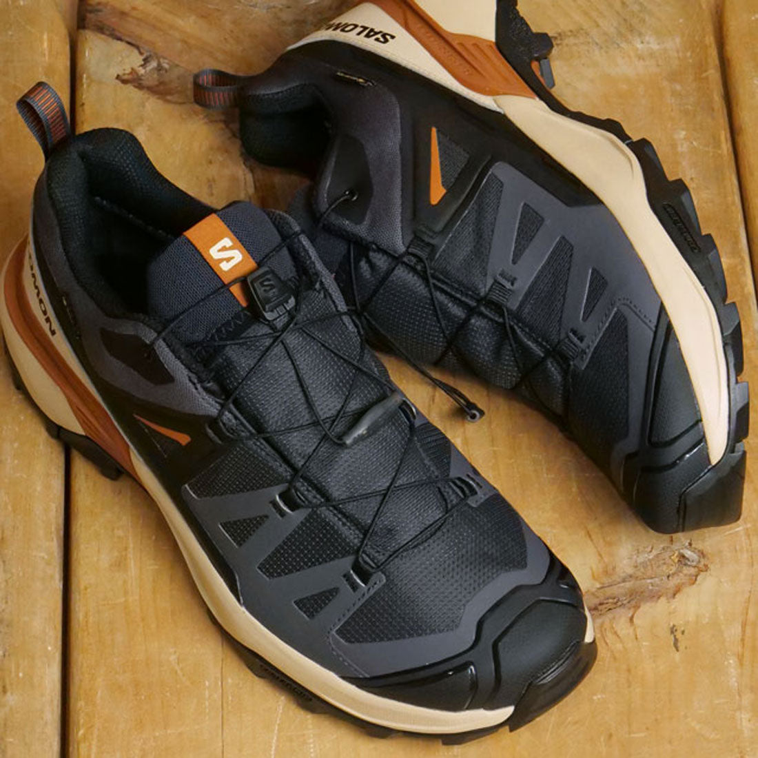サロモン SALOMON X ULTRA 360 GTX PHANTOM/SAFARI/CARAMEL-CAFE [L47687000]