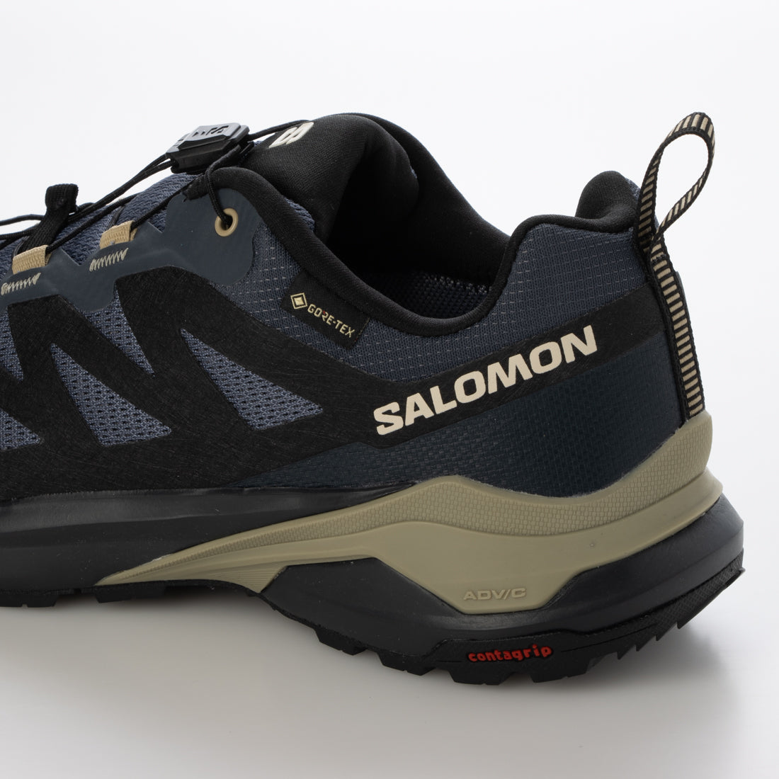 サロモン SALOMON X-ADVENTURE GTX ハイキングシューズ （ブラック×スレートグリーン） ブラック×スレートグリーン