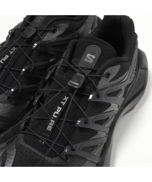 サロモン SALOMON SALOMON スニーカー XT-PU.RE L 49160600 （BLACK/BLACK/ASPHALT） BLACK/BLACK/ASPHALT