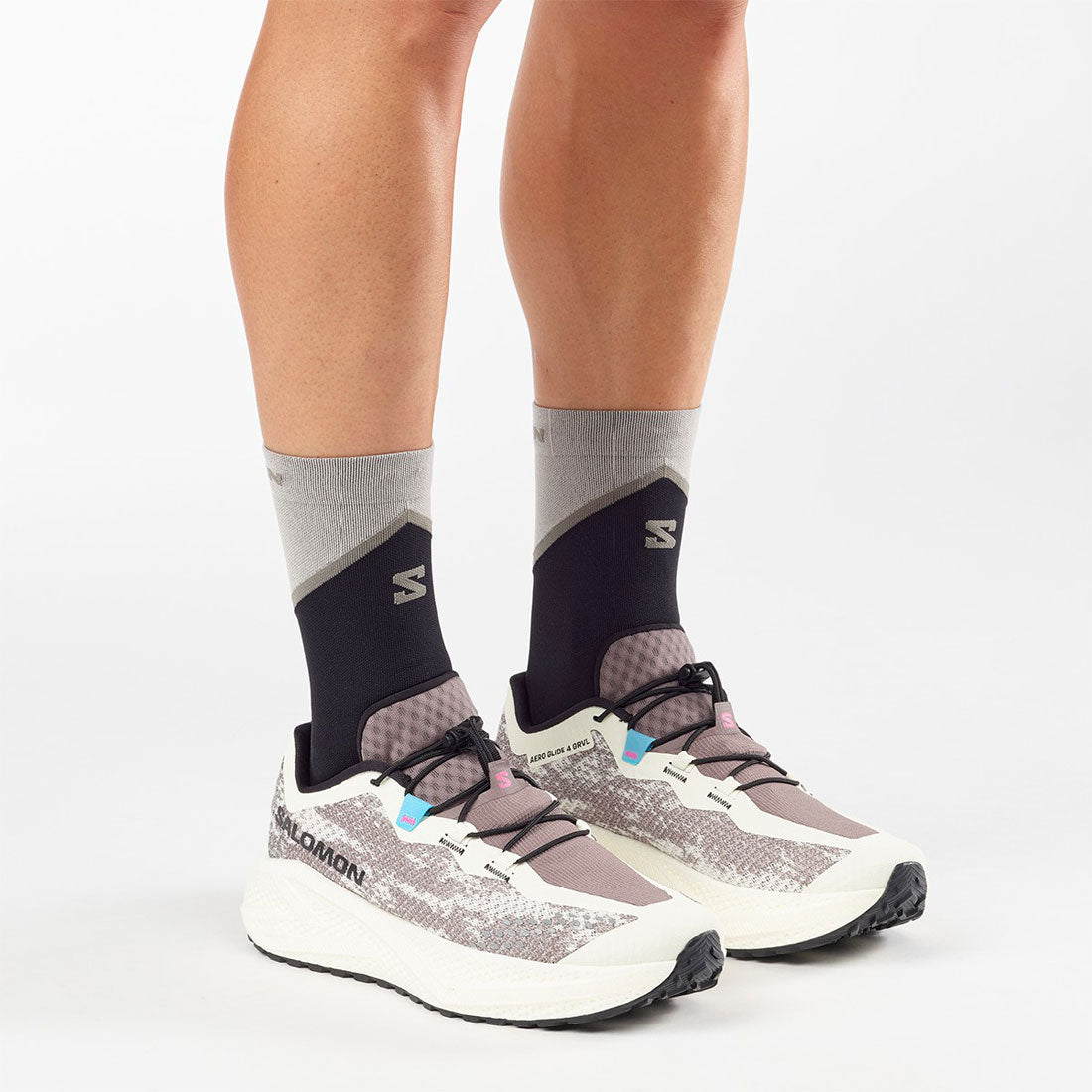 サロモン SALOMON エアログライド 4 グラベル（AERO GLIDE 4 GRVL） （Vanilla Ice / Black / Iron） Vanilla Ice / Black / Iron