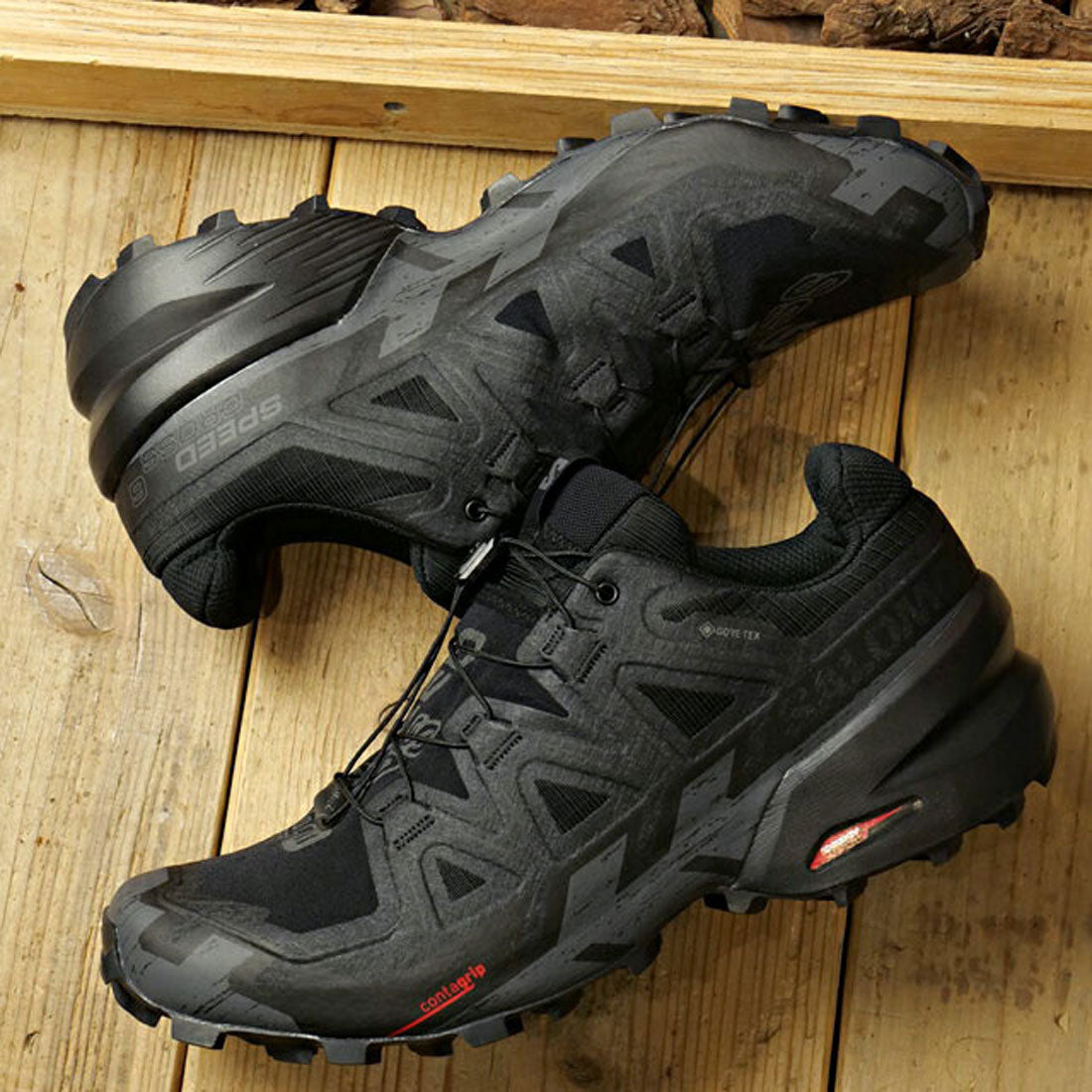 Salomon Speedcross 6 GTX黑色/黑色/幻影[L41738600]