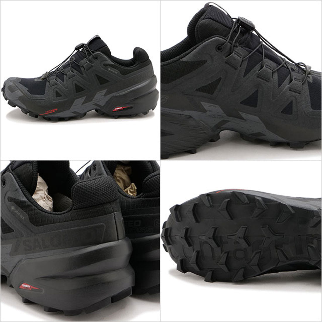 Salomon Speedcross 6 GTX黑色/黑色/幻影[L41738600]