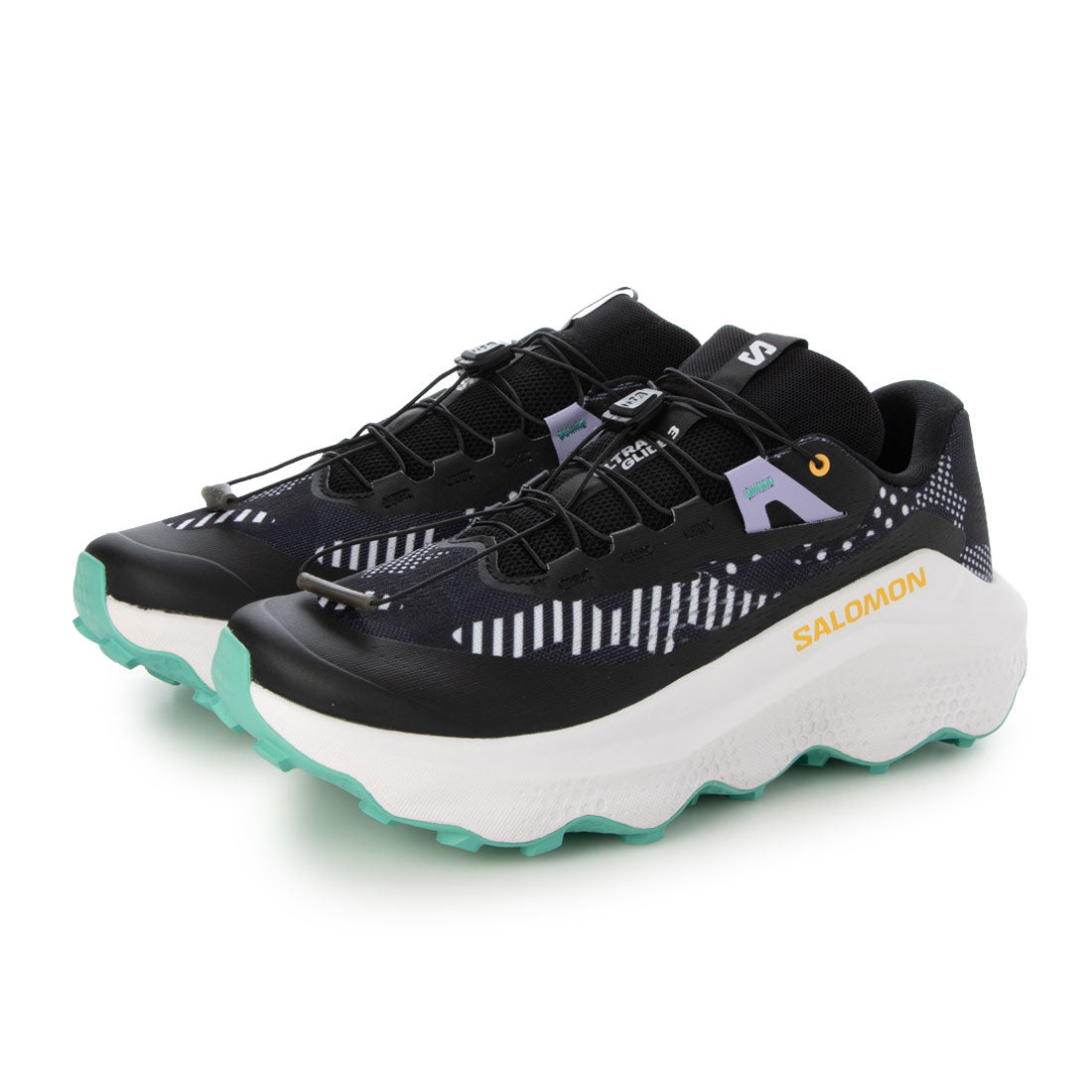 サロモン SALOMON ULTRA GLIDE 3 PROTO PACK トレイルランニングシューズ （BK×ホワイト×ウォーター） BK×ホワイト×ウォーター