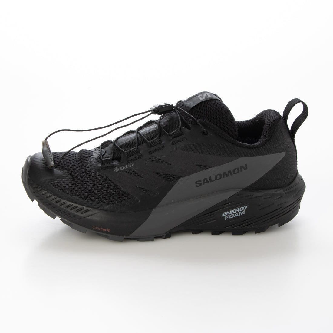 サロモン SALOMON SENSE RIDE 5 GORE-TEX トレイルランニングシューズ （ブラック×マグネット） ブラック×マグネット