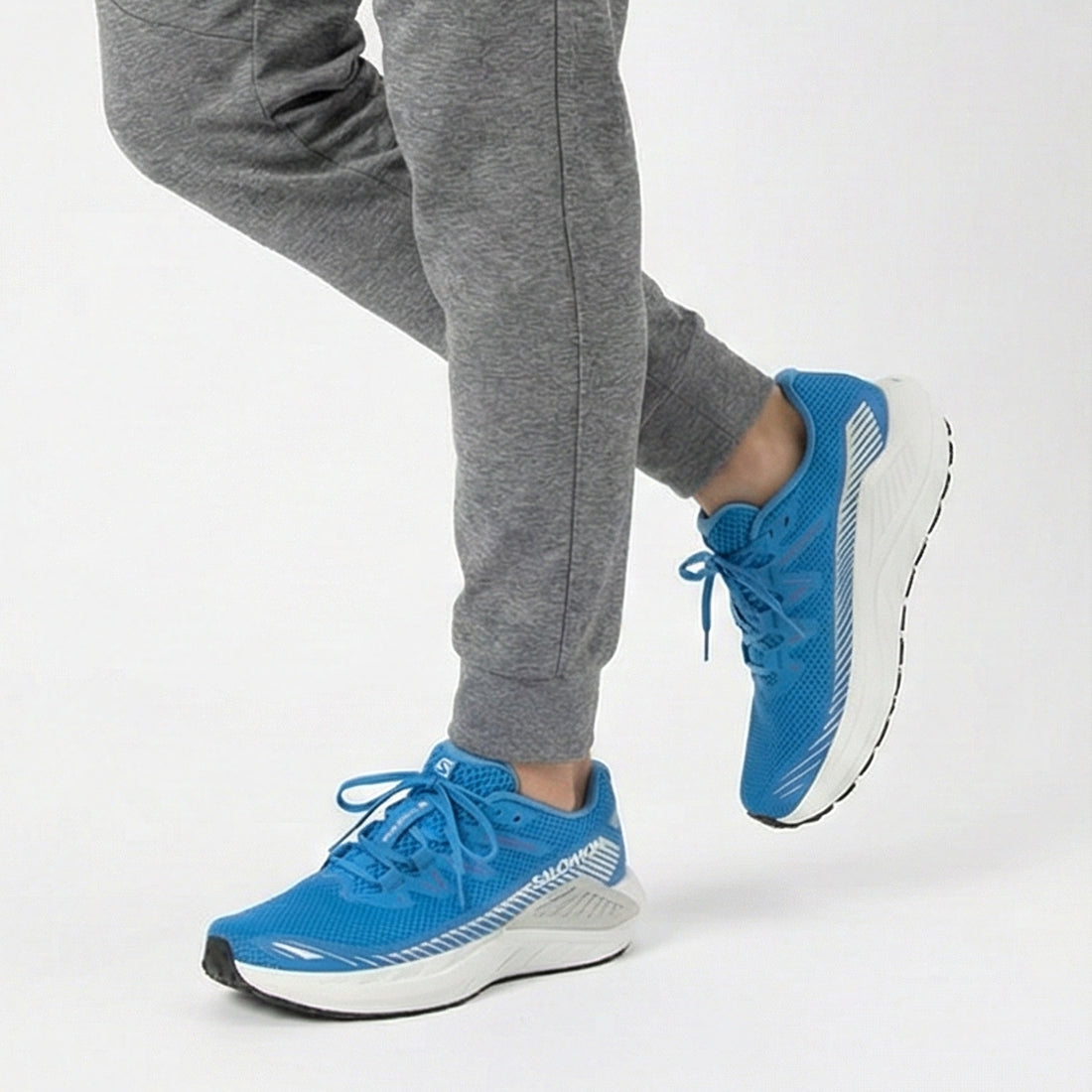 サロモン SALOMON DRX DEFY GRVL ランニングシューズ （ブルー×ホワイト×トマト） ブルー×ホワイト×トマト