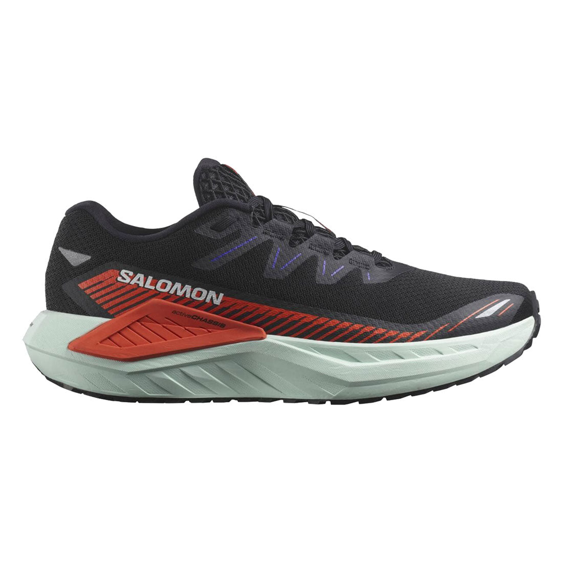 サロモン SALOMON DRX DEFY GRVL ランニングシューズ （ブラック×チェリートマト） ブラック×チェリートマト