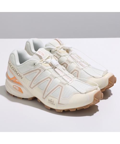 サロモン SALOMON SALOMON スニーカー SPEEDCROSS 3 スピードクロス L47587800 （Vanilla-Ice/Cement/Papaya） Vanilla-Ice/Cement/Papaya