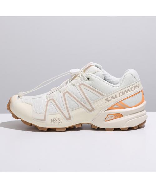 サロモン SALOMON SALOMON スニーカー SPEEDCROSS 3 スピードクロス L47587800 （Vanilla-Ice/Cement/Papaya） Vanilla-Ice/Cement/Papaya