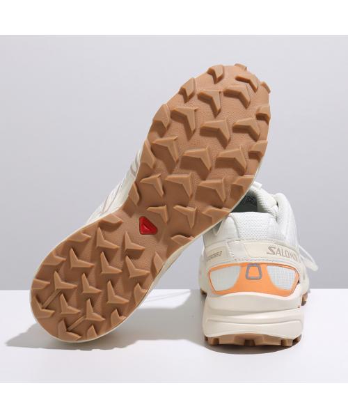 サロモン SALOMON SALOMON スニーカー SPEEDCROSS 3 スピードクロス L47587800 （Vanilla-Ice/Cement/Papaya） Vanilla-Ice/Cement/Papaya