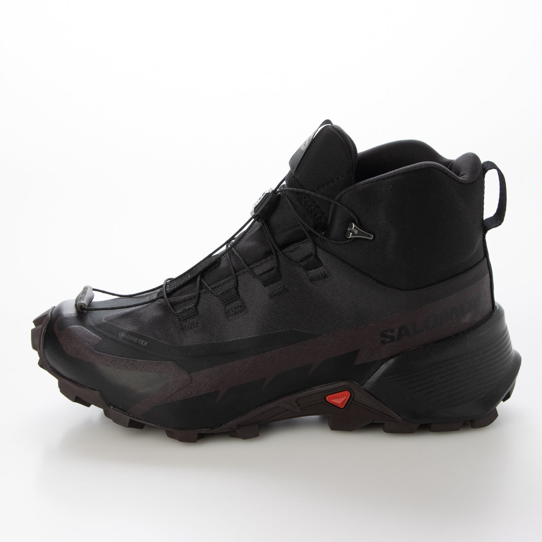 サロモン SALOMON CROSS HIKE MID GTX WIDE 2 ハイキングブーツ （ブラック×チョコレートプラム） ブラック×チョコレートプラム