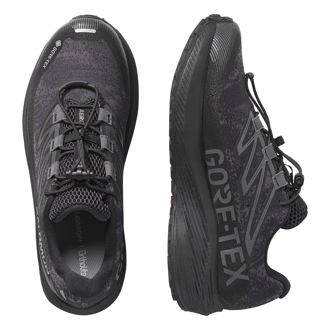 サロモン SALOMON エアロ フロー グラベル ゴアテックス（AERO FLOW GRVL GORE-TEX） （Asphalt / Black / Cloudburst） Asphalt / Black / Cloudburst
