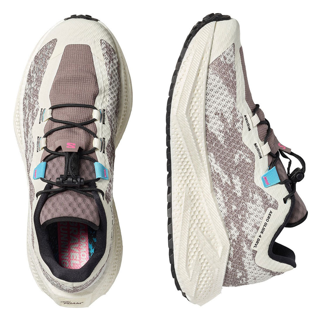 サロモン SALOMON エアログライド 4 グラベル（AERO GLIDE 4 GRVL） （Vanilla Ice / Black / Iron） Vanilla Ice / Black / Iron