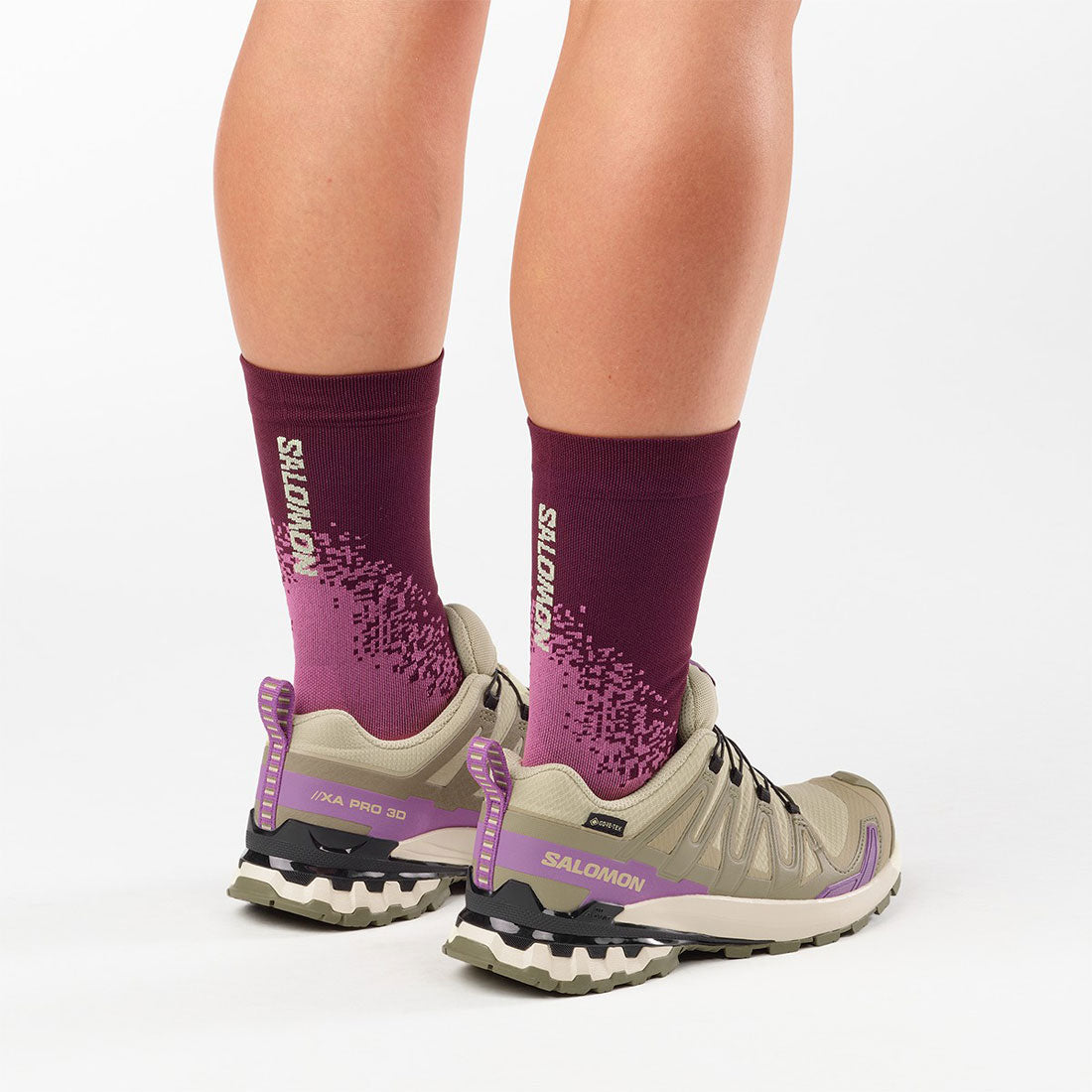 サロモン SALOMON エックスエー プロ スリーディー ブイナイン ゴアテックス（XA PRO 3D V9 GORE-TEX） （Bog / Aloe / Concord Grape） Bog / Aloe / Concord Grape
