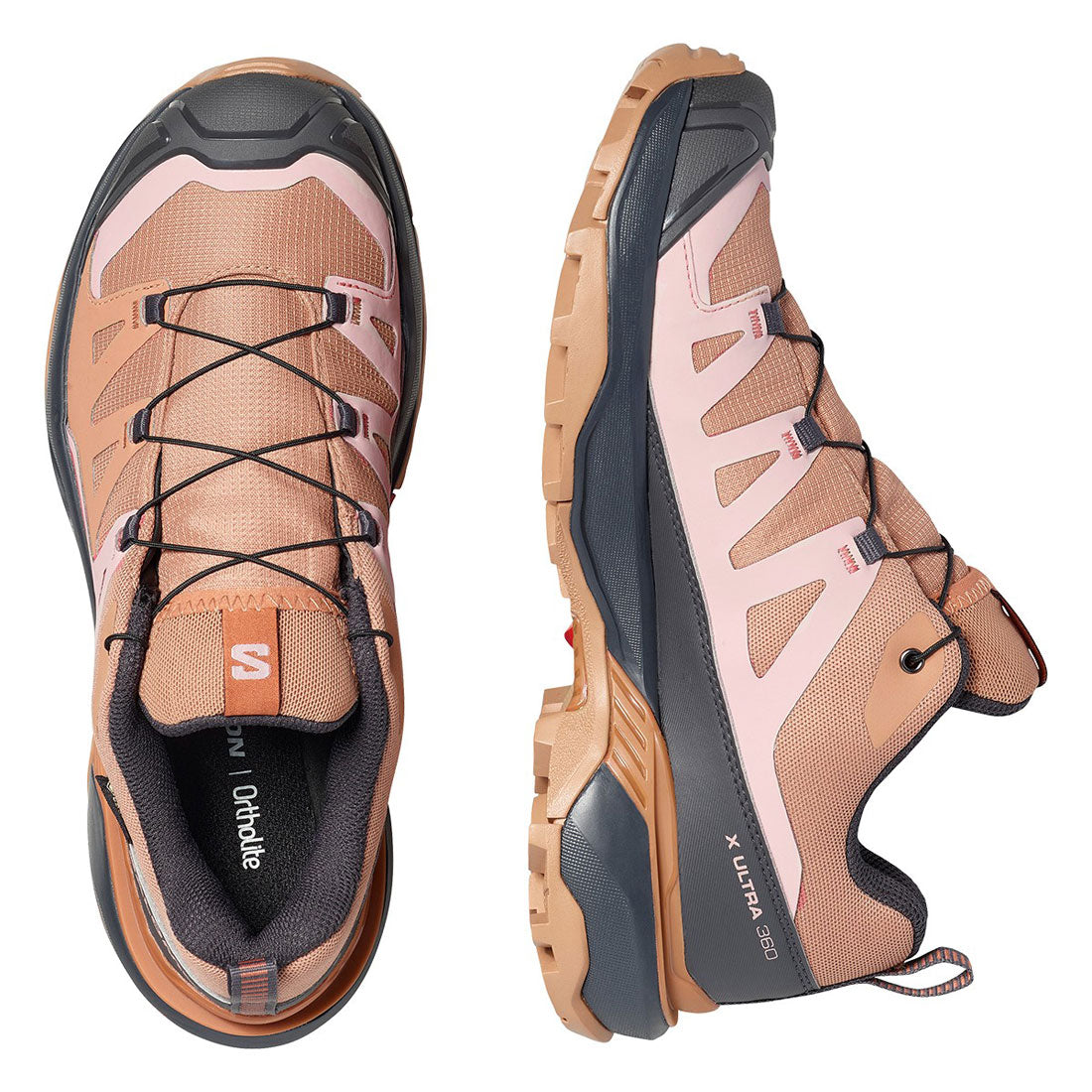 サロモン SALOMON エックス ウルトラ スリーシックスティ ゴアテックス（X ULTRA 360 GORE-TEX） （Burro / Asphalt / Pecan Brown） Burro / Asphalt / Pecan Brown