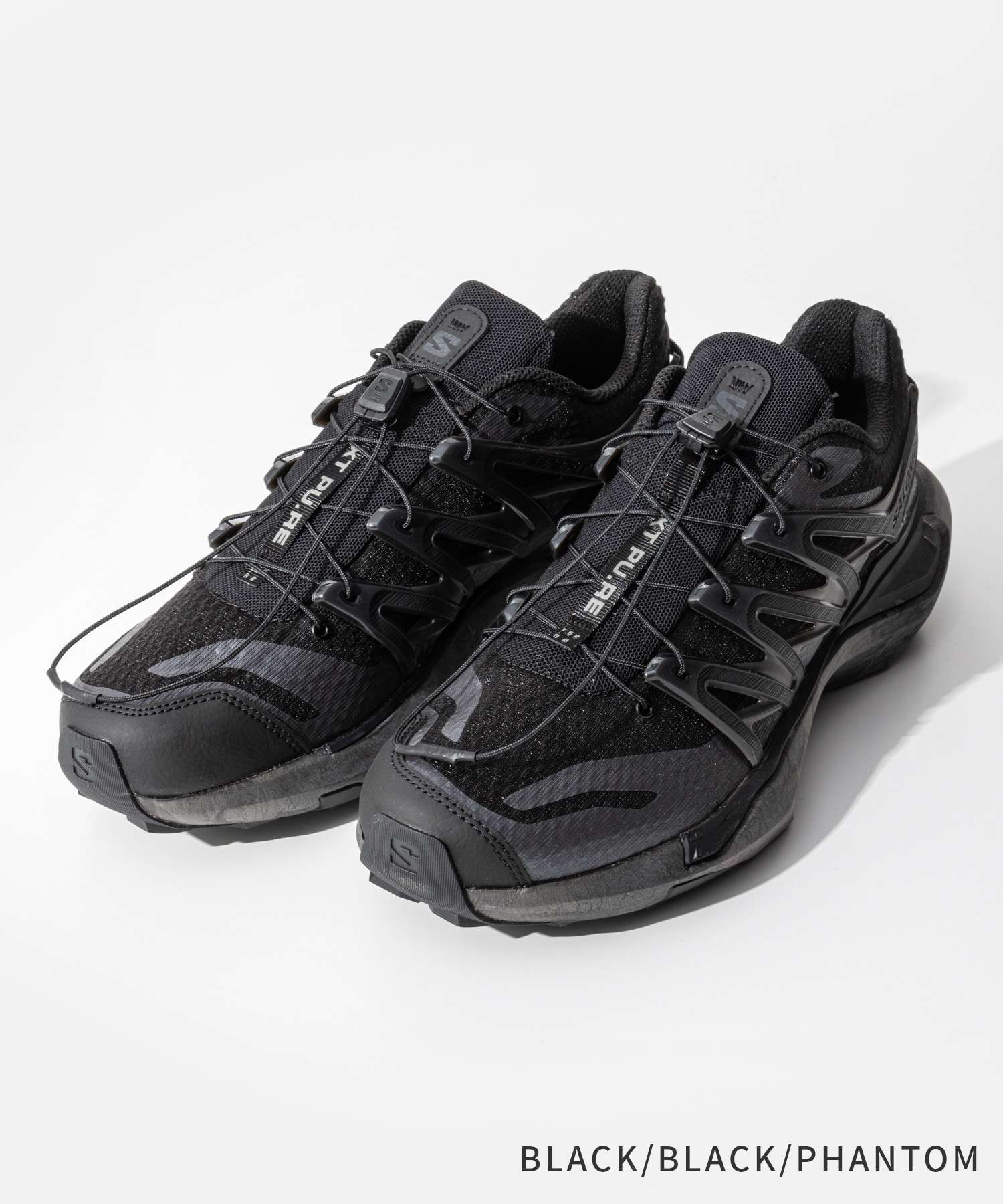 サロモン SALOMON XT PU.RE ADVANCED L47446000 L49160600 スニーカー （BLACK/BLACK/ASPHALT） BLACK/BLACK/ASPHALT