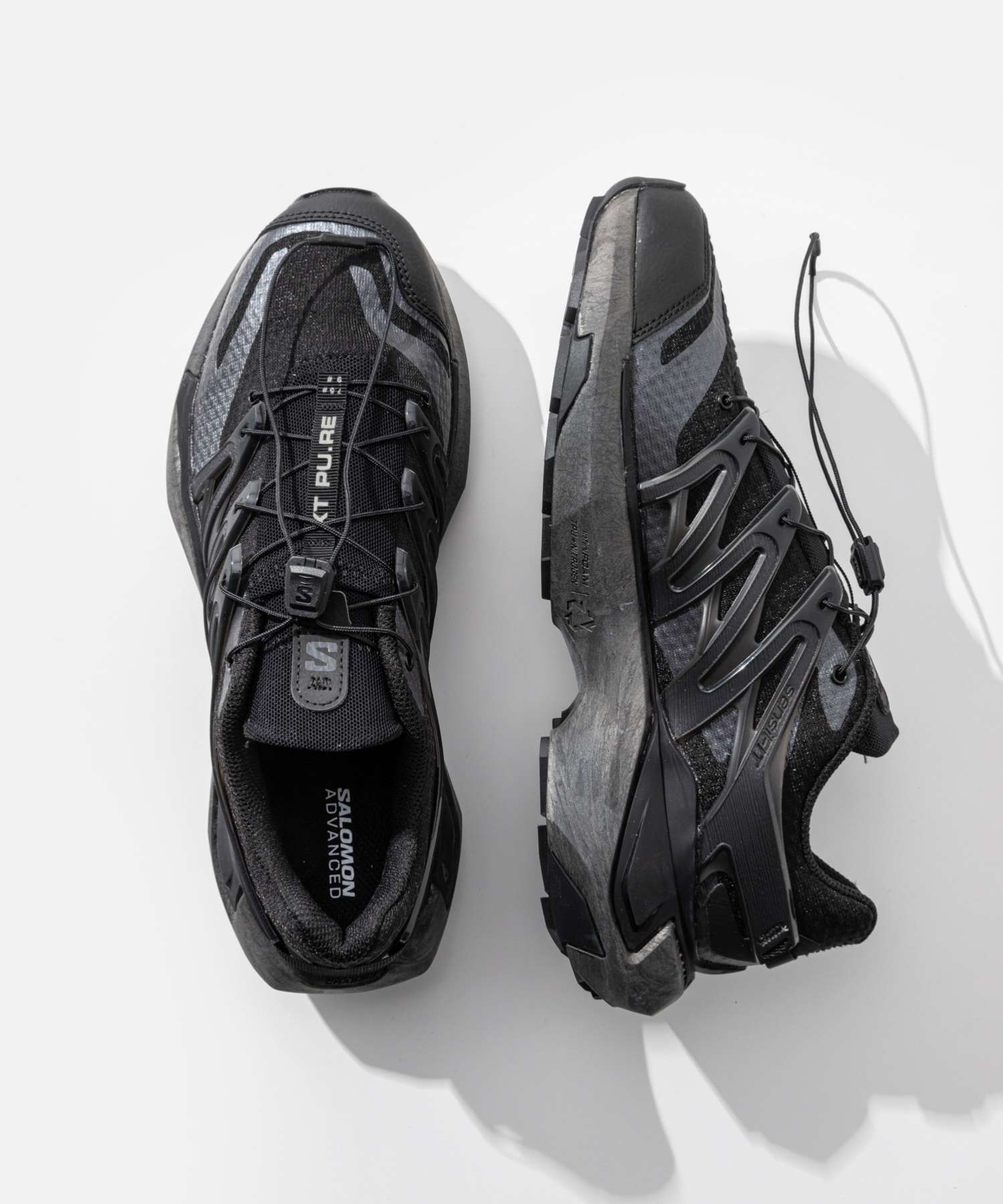 サロモン SALOMON XT PU.RE ADVANCED L47446000 L49160600 スニーカー （BLACK/BLACK/ASPHALT） BLACK/BLACK/ASPHALT