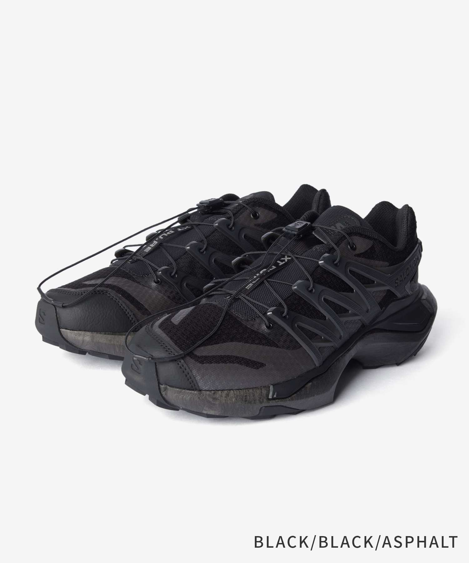 サロモン SALOMON XT PU.RE ADVANCED L47446000 L49160600 スニーカー （BLACK/BLACK/ASPHALT） BLACK/BLACK/ASPHALT