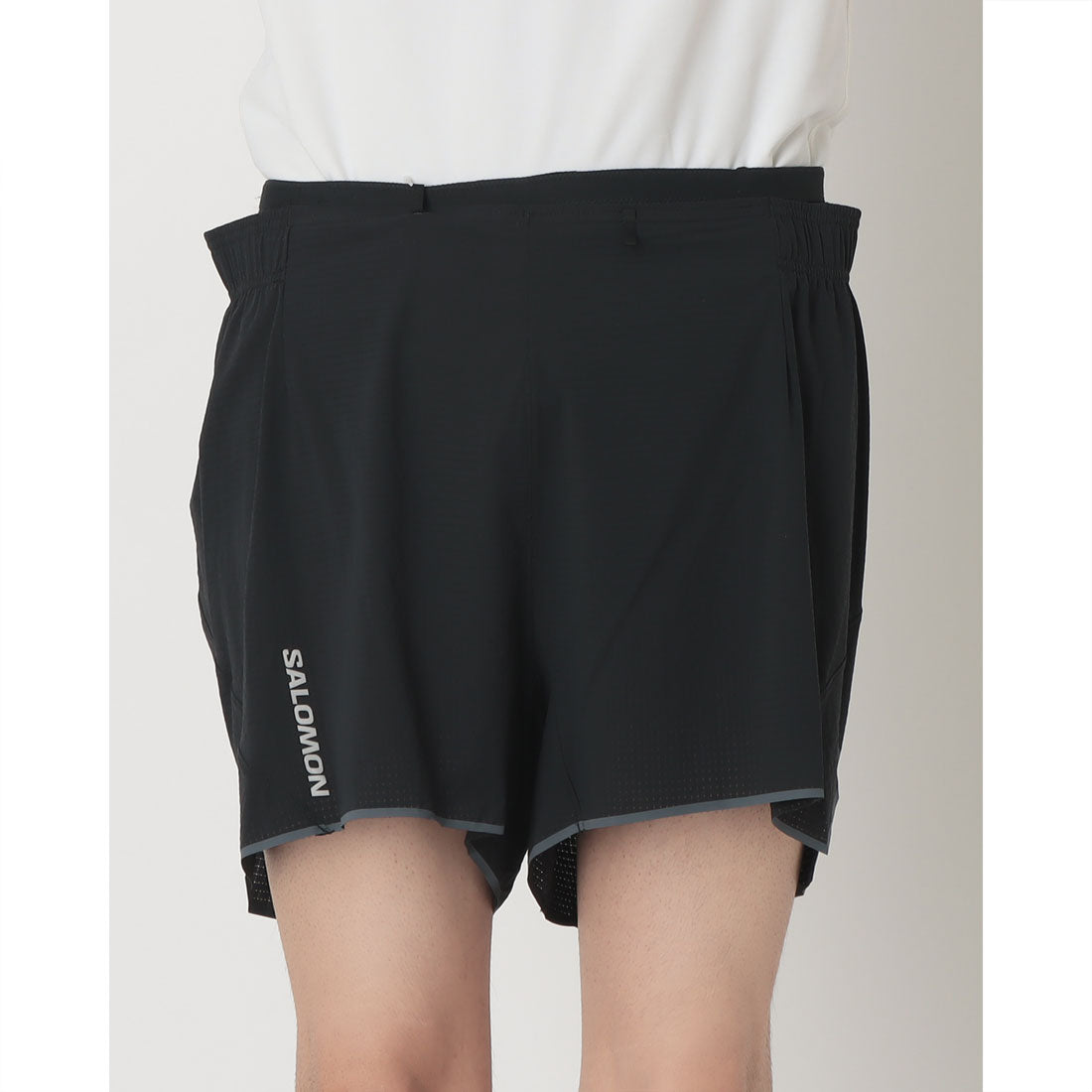 サロモン SALOMON SENSE AERO 3 SHORTS パンツ （ディープブラック） ディープブラック