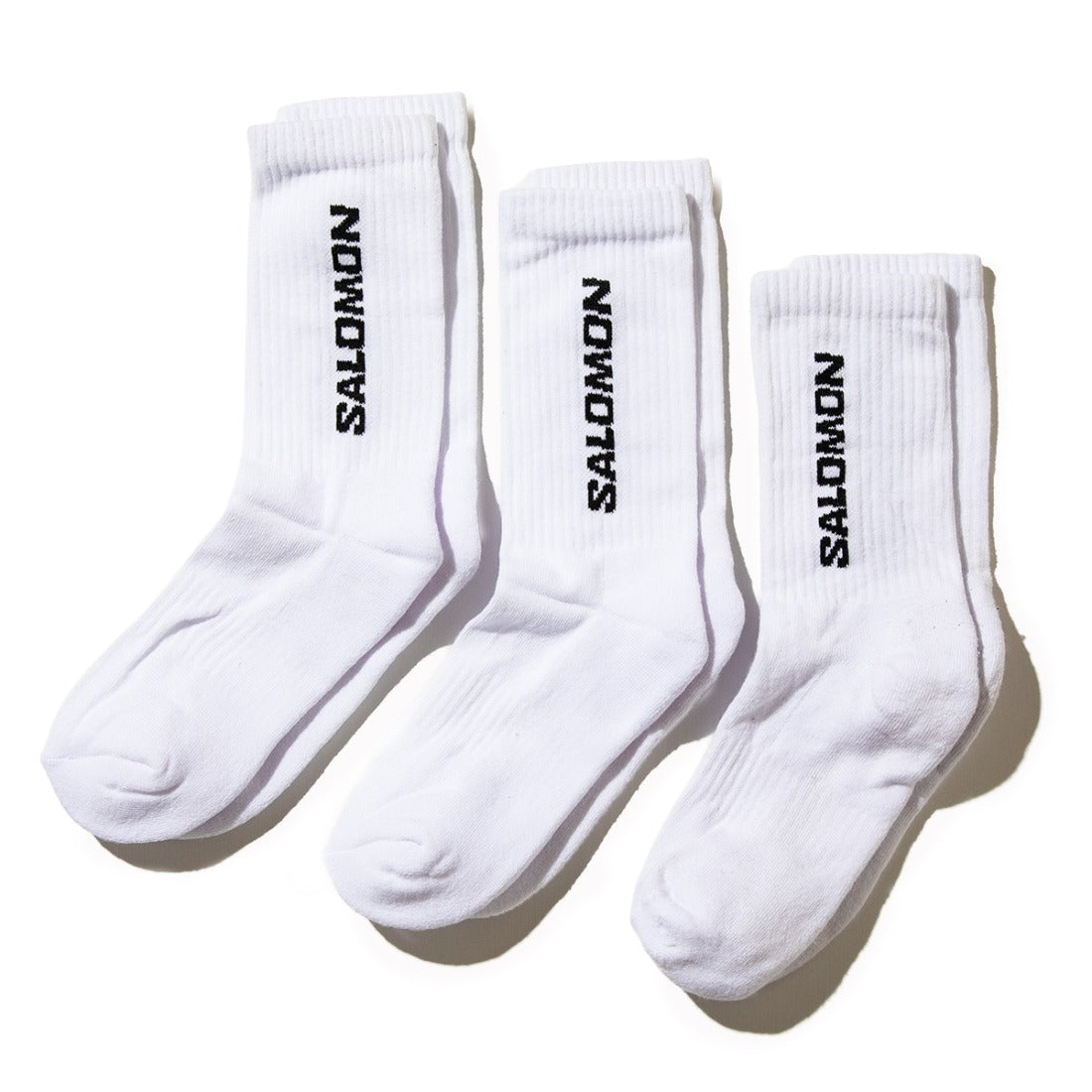 サロモン SALOMON エブリデイ クルー 3枚組（EVERYDAY CREW 3-PACK） （WHITE / WHITE / WHITE） WHITE / WHITE / WHITE