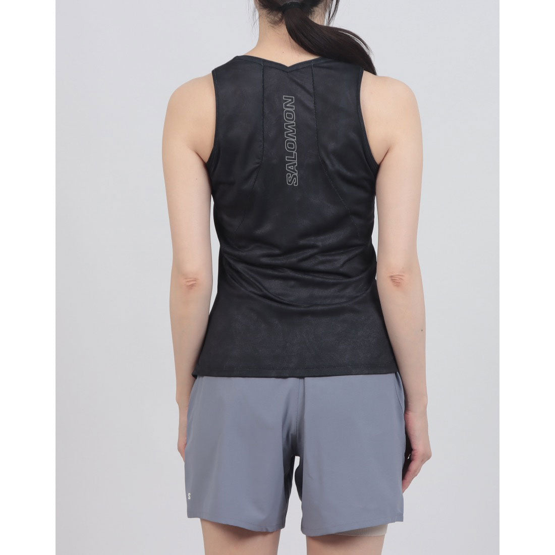 サロモン SALOMON センス エアロ タンク タンクトップ （ペリスコープ×ブラック） ペリスコープ×ブラック