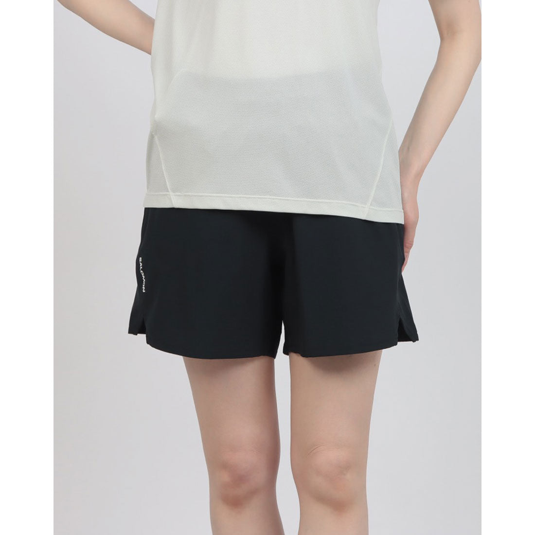 サロモン SALOMON SHKOUT CORE 6 ショートパンツ （ディープブラック） ディープブラック