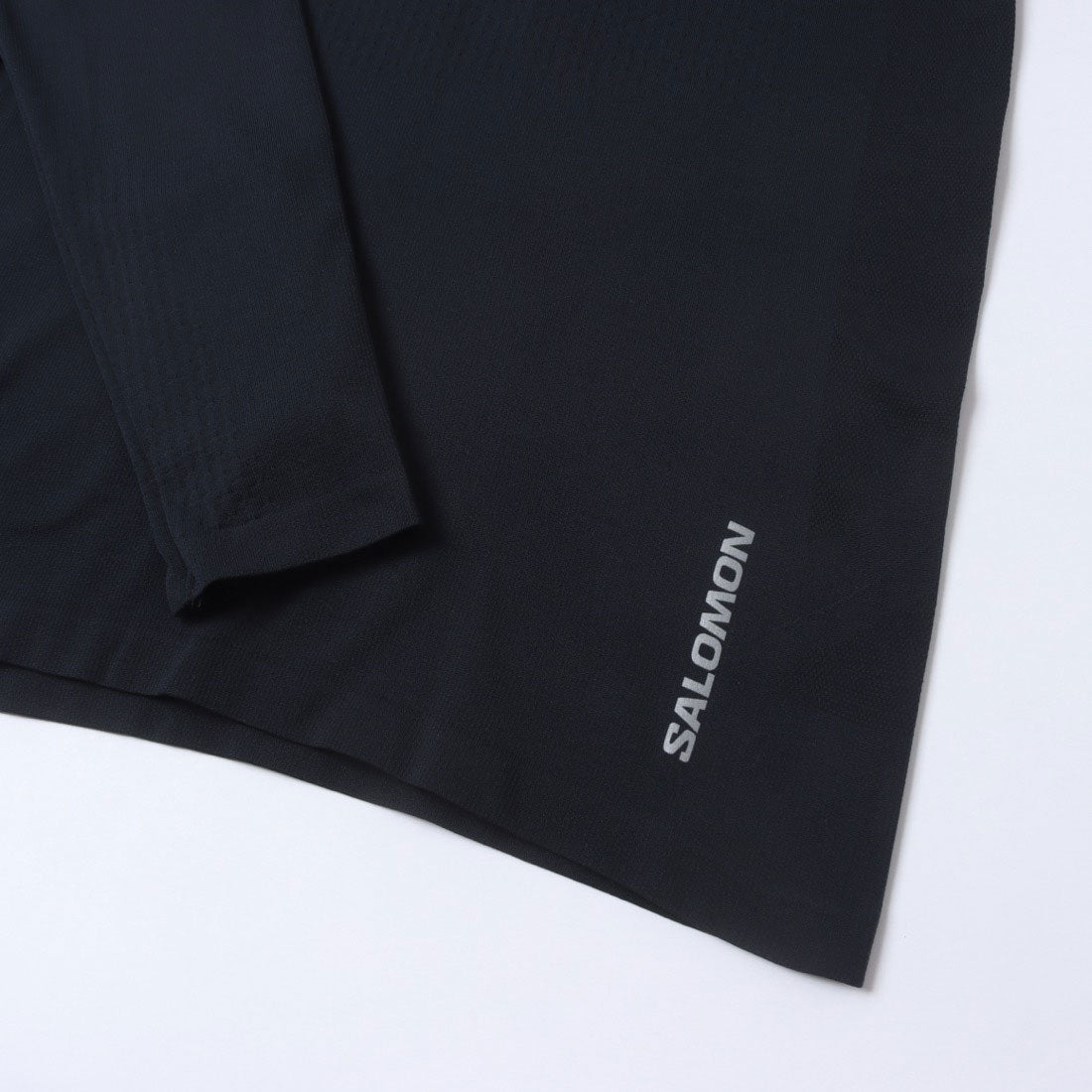 サロモン SALOMON センス オーバー シーズン 長袖Tシャツ （ディープブラック） ディープブラック