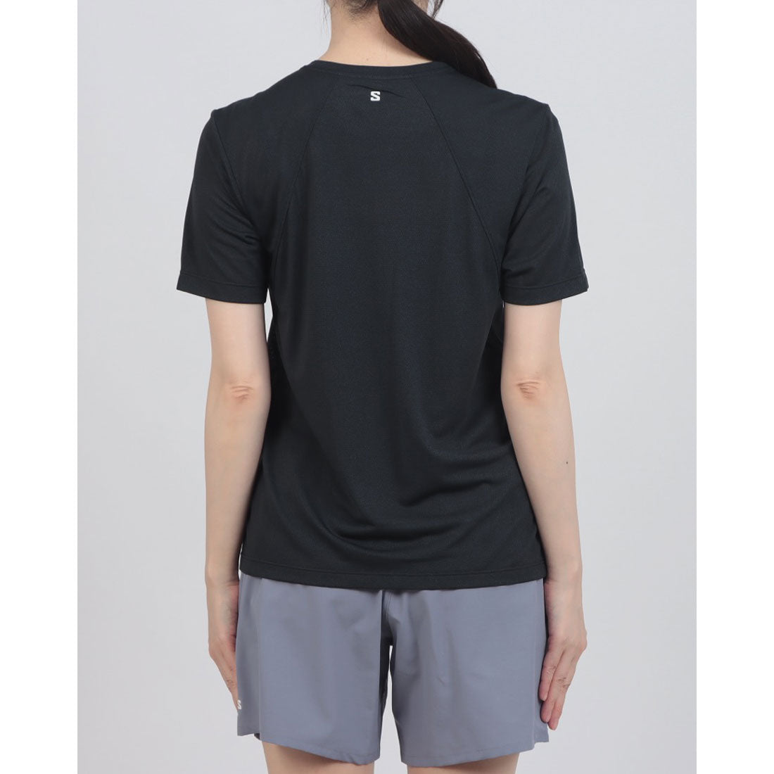 サロモン SALOMON SHKout CORE 半袖Tシャツ （ディープブラック） ディープブラック