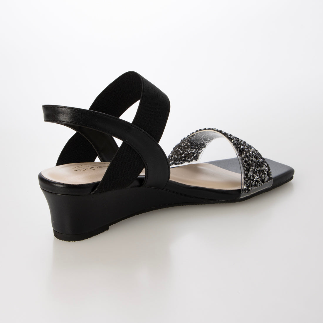 パレード Parade スクエアトゥビジューサンダル 1486-WK （ブラック） ブラック