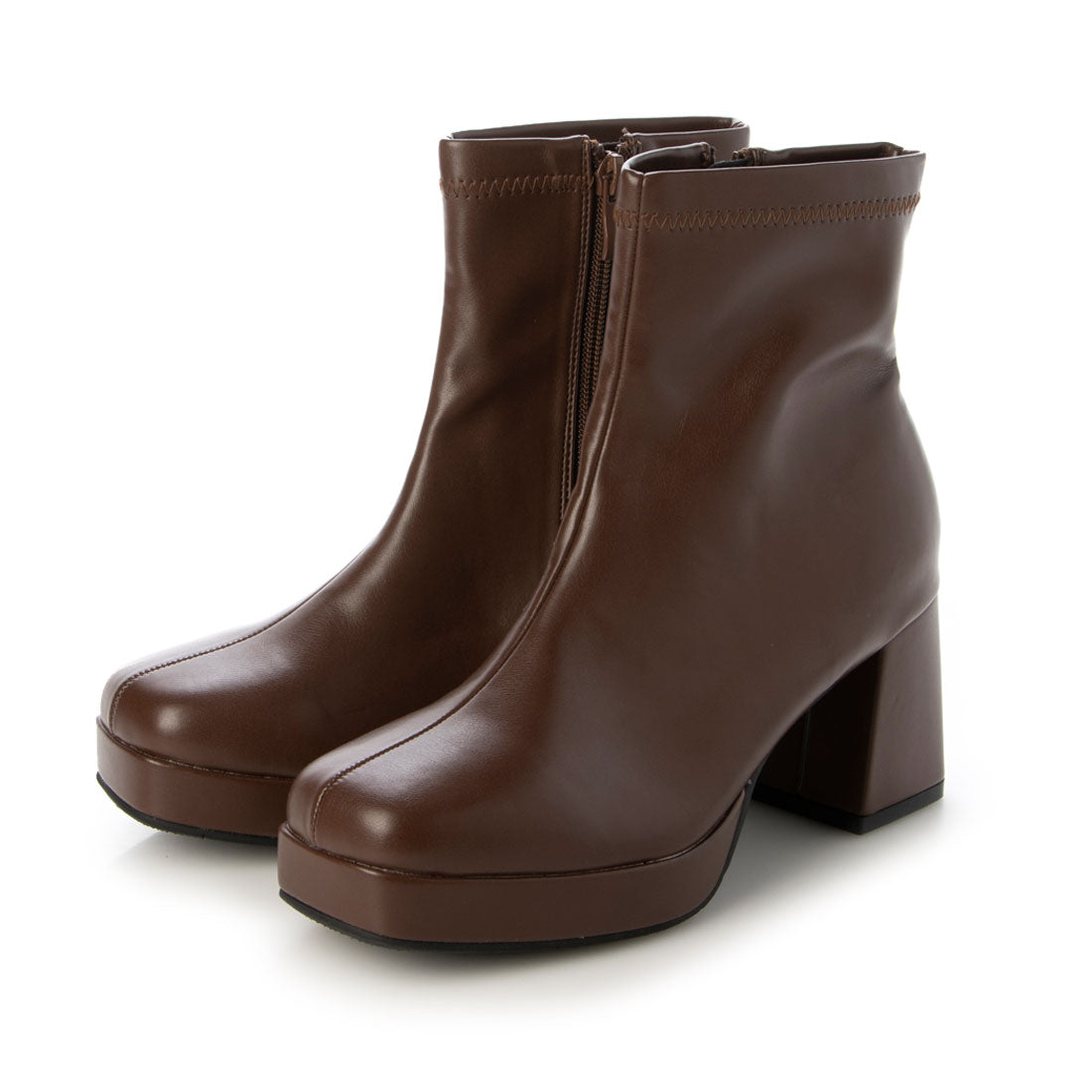 Square Boots スクエアブーツ 厚底 モード モード ブーツ MODE