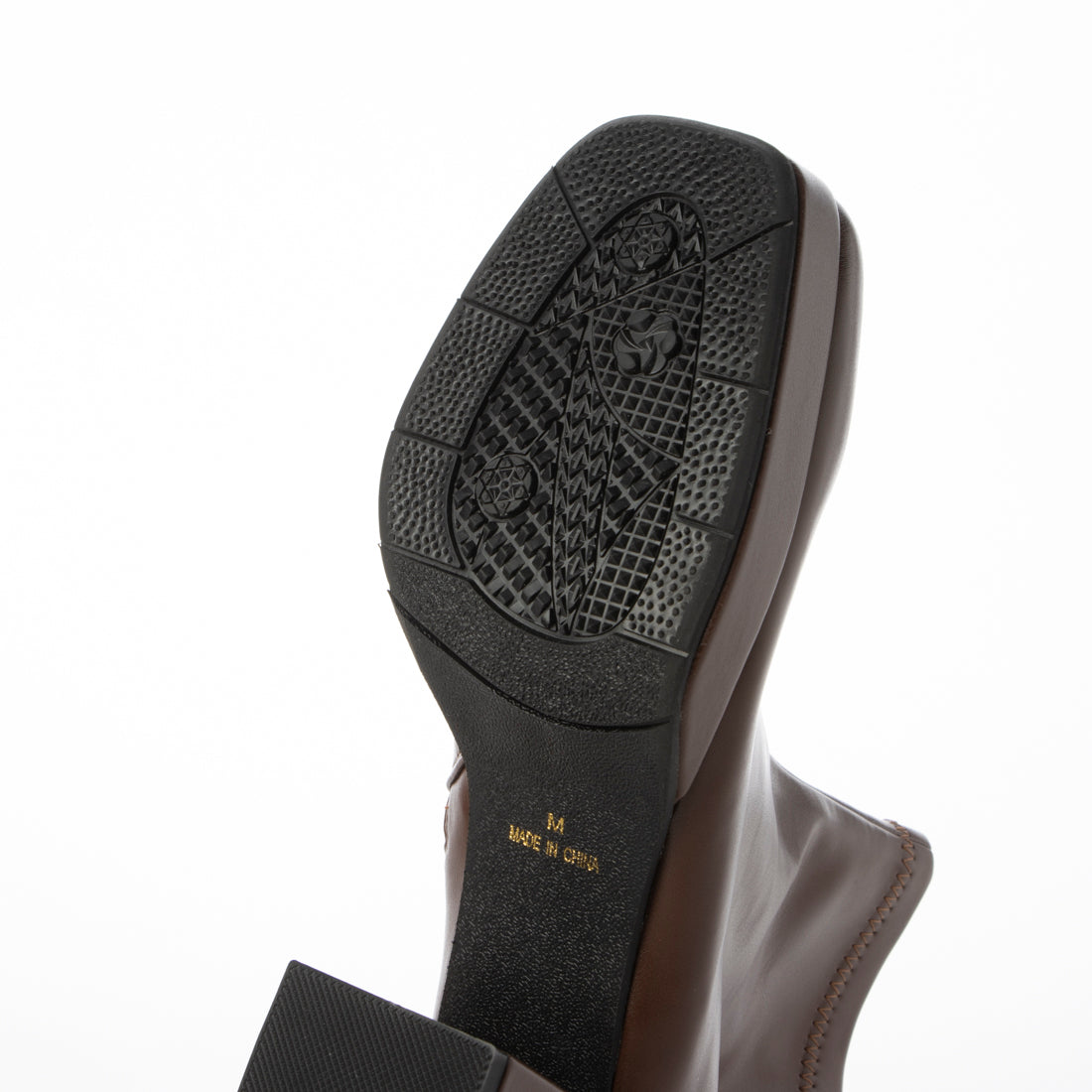 パレード Parade 【厚底】スクエアトゥ センターシームストレッチブーツ 1292-WK （ダークブラウン） ダークブラウン