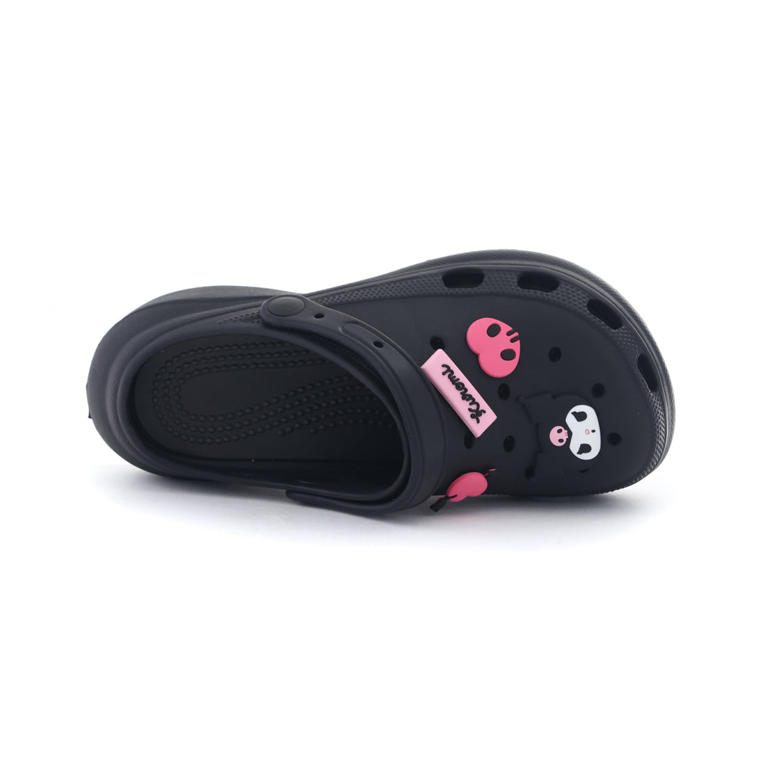 サンリオ Sanrio レディース サンダル クロッグサンダル 厚底クロッグサンダル クロミ かわいい チャーム 日本限定 H3505 （ブラック（クロミ）） ブラック（クロミ）