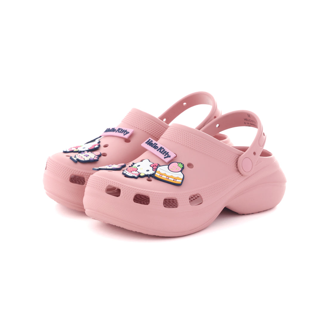 サンリオ Sanrio レディース サンダル クロッグサンダル 厚底クロッグサンダル キティ かわいい チャーム 日本限定 H3505 （ピンク（ハローキティ）） ピンク（ハローキティ）